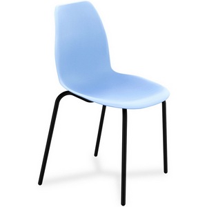 Изображение товара Стул Sheffilton SHT-ST29/S130 голубой/черный муар