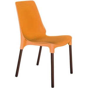 Изображение товара Стул Sheffilton SHT-S75/S424 Оранжевый/Коричневый муар 6310470510