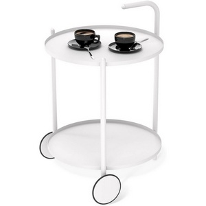 Изображение товара Столик журнальный Sheffilton SHT-CT60 белый муар/белый 6665033501