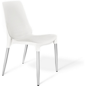 Изображение товара Стул Sheffilton SHT-S75-1 белый/хром лак