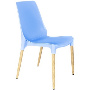 Изображение товара Стул Sheffilton SHT-ST75/S424-C голубой/светлый орех 6778513811
