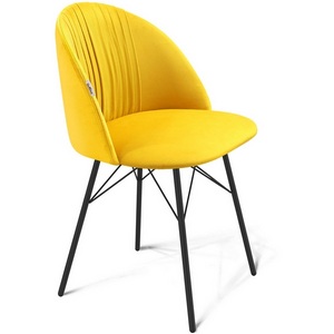 Изображение товара Стул имперский жёлтый/чёрный муар Sheffilton SHT-ST35-1/S64 6823423401