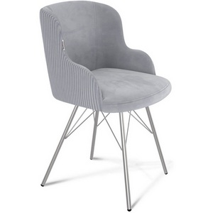 Изображение товара Стул Sheffilton SHT-ST39-4/S37 Стальной серый/хром лак 7195288701