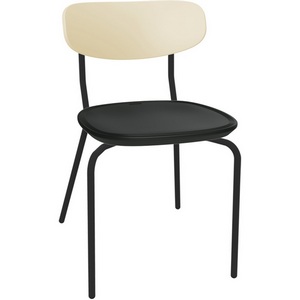 Изображение товара Стул бежевый/черный/черный муар Sheffilton SHT-S85М-2 7229537204