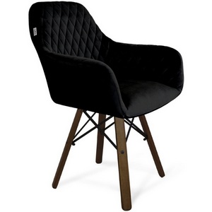 Изображение товара Стул Sheffilton SHT-ST38/S70 ночное затмение/темный орех/черный