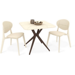 Изображение товара Обеденная группа Sheffilton SHT-DS126 бежевый/коричневый