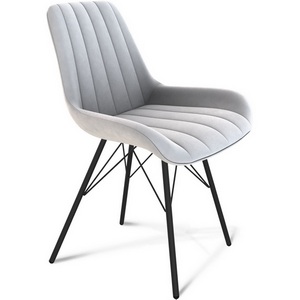 Изображение товара Стул Sheffilton SHT-ST37/S37 серое облако/черный муар