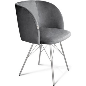 Изображение товара Стул Sheffilton SHT-ST33/S37 угольно-серый/хром лак 8010538106