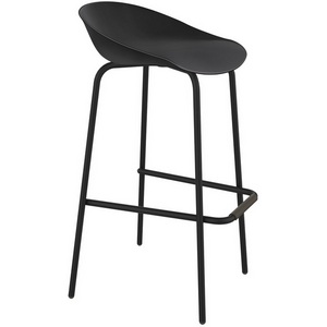 Изображение товара Стул барный черный/черный муар Sheffilton SHT-ST19/S29 8030296502