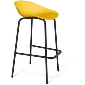 Изображение товара Стул барный желтый/черный муар Sheffilton SHT-ST19/S29 8030296504