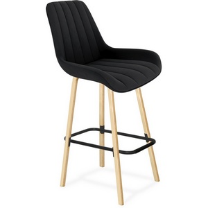 Изображение товара Стул барный Sheffilton SHT-ST37/S94 ночное затмение/прозрачный лак/черный муар 8300514202