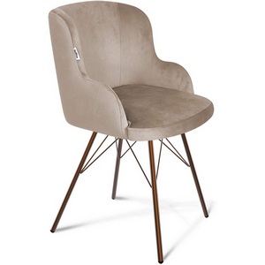 Изображение товара Стул SHT-ST39/S37 латте/медный металлик от фабрики Sheffilton