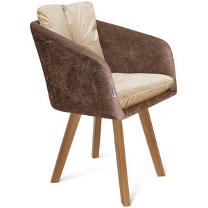 Изображение товара Стул Sheffilton SHT-ST43-2/S183 какао/ванильный крем/светлый орех 8381611104