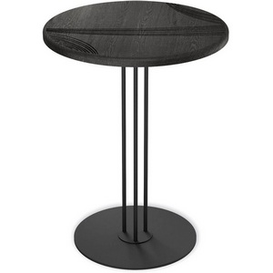 Изображение товара Столик журнальный Sheffilton SHT-CT44-2/H43 сонора/черный муар (круглая столешница)