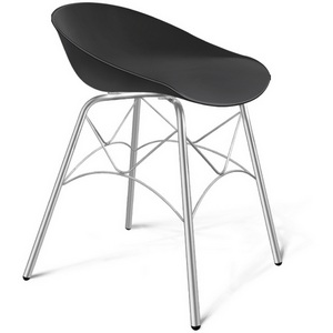 Изображение товара Стул черный/хром лак Sheffilton SHT-ST19/S107 8896568702