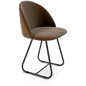 Изображение товара Стул кофейный ликер/черный муар Sheffilton SHT-ST35/S38 8937123202