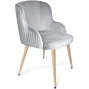 Изображение товара Стул Sheffilton SHT-ST39/S95-WH-1 серое облако/прозрачный лак/черный муар 8982139101