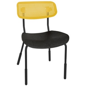 Изображение товара Стул Sheffilton SHT-S85PB-1 черный/желтый/черный муар 9324763812