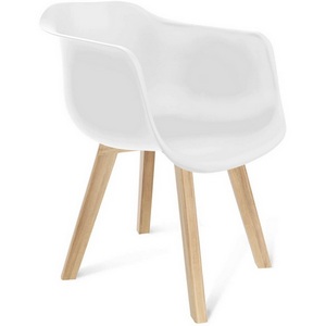 Изображение товара Стул Sheffilton SHT-ST31/S183 Белый/прозрачный лак 9604099001