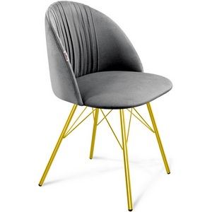 Изображение товара Стул угольно-серый/золото Sheffilton SHT-ST35-1/S37 9890148505