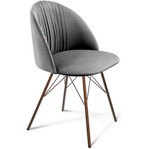 Изображение товара Стул угольно-серый/медный Sheffilton SHT-ST35-1/S37 9890148506