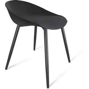 Изображение товара Стул для кухни на 4 ножках черный/черный муар Sheffilton SHT-ST19/S95-1 9932480001