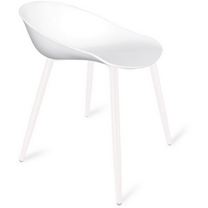 Изображение товара Стул белый/белый муар Sheffilton SHT-ST19/S95-1 9932480002