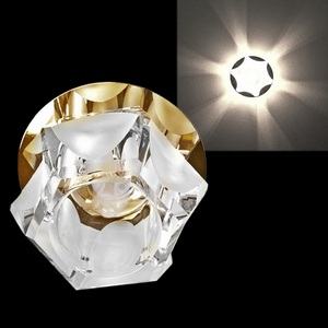 Изображение товара Точечный светильник Sneha 7018/H G9 GD+WT