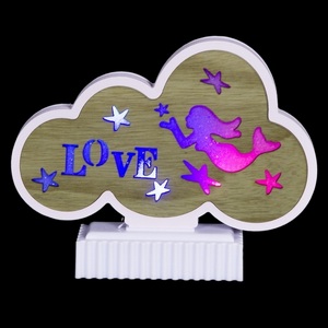 Изображение товара Световая фигура светодиодная на батарейках Sneha 003-F RD/BL, RD/GN