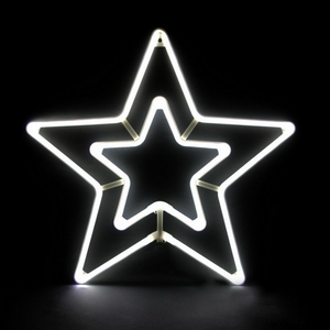 Изображение товара Световая фигура Звезда из гибкого неона Sneha A-965 WT