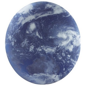 Изображение товара Настенно-потолочный светильник IP43 Sonex Space 3085/ELN пластик/белый/синий LED 76Вт 3000/4000/6000K