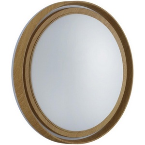 Изображение товара Настенно-потолочный светильник Sonex Rux Wood 7640/DL BASICA SN пластик/корич. под дер. LED 48Вт 4000K D390 IP43