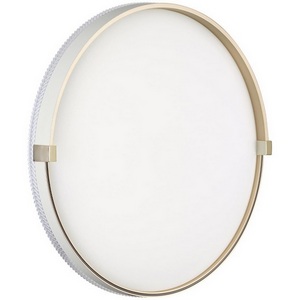 Изображение товара Настенно-потолочный светильник Sonex Olidi White 7646/ELN пластик/золотой LED 76Вт 3000/4000/6000К D490 IP43