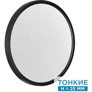 Изображение товара Настенно-потолочный Sonex Omega Black 7662/32L MITRA пластик/белый/черный LED 32Вт 3000/4000K D400 IP20