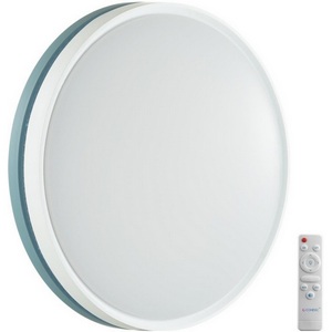 Изображение товара Настенно-потолочный светильник Sonex Nohava Blue 7669/EL пластик/голубой LED 70Вт 3000-6000К D500 IP43 пульт ДУ