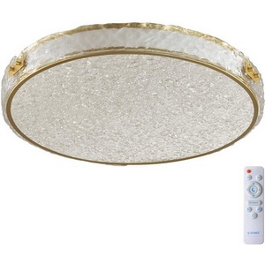 Изображение товара Потолочный светильник Sonex Felice 7722/65L металл/пластик/белый/золотой LED 65Вт 3000-6000K D470 IP20 пульт ДУ