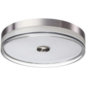 Изображение товара Светильник настенно-потолочный Sonex металл/акрил/никель/прозрачный Sonex Eterna 7727/76L LED 76Вт ETERNA