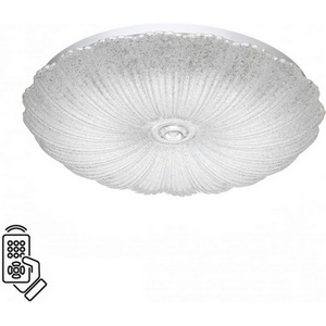 Изображение товара Настенно-потолочный светильник Sonex Fortuna 7729/48L металл/пластик/белый/прозрачный LED 48Вт пульт ДУ