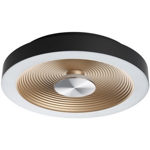 Изображение товара Потолочный светильник круглый Sonex Quantum 7753/18L пластик/белый/черный/золотой LED 18Вт 4000K D320 IP54