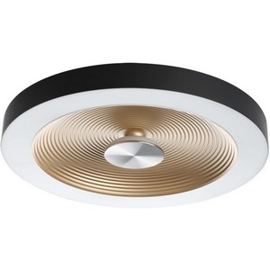 Изображение товара Потолочный светильник круглый Sonex Quantum 7753/25L пластик/белый/черный/золотой LED 25Вт 4000K D400 IP54