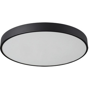 Изображение товара Потолочный светильник круглый Sonex Quasar 7756/70L металл/акрил/черный LED 60Вт+10Вт(подсветка) 3000K D600