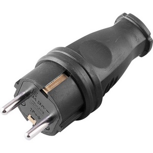 Изображение товара Вилка прямая с заземлением IP44 Stekker Одри 32748