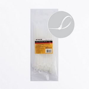 Изображение товара Хомут 2,5x150мм белый 100 шт. Stekker 32773