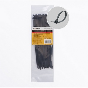 Изображение товара Хомут 2,5x200мм белый 100 шт. Stekker 32776