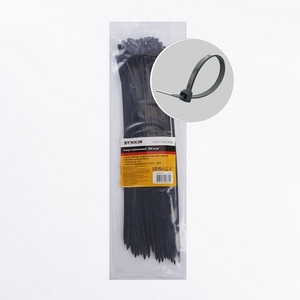 Изображение товара Хомут 3,6x300мм черный 100 шт. Stekker 32782