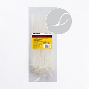 Изображение товара Хомут нейлоновый 4,7х300 мм 100 шт. (белый) Stekker 32787