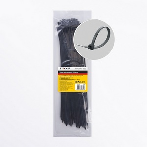 Изображение товара Хомут 4,7х350мм черный 100 шт. Stekker 32790