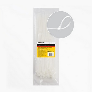 Изображение товара Хомут 4,7х400мм белый 100 шт. Stekker 32791