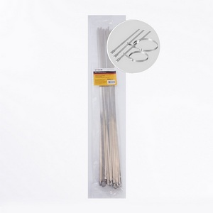 Изображение товара Хомут стальной 4,6х500мм серый 25 шт. Stekker 32799