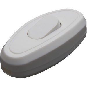 Изображение товара Выключатель на провод (белый) Stekker 39002